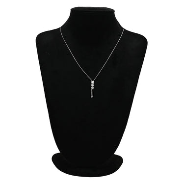 タサキ TASAKI トリロジー ホワイトゴールド K18WG ダイヤモンド ネックレス TASAKI ダイヤ 0.56ct 3石 3粒 Au K18 750WG