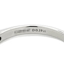 ティファニー Tiffany & Co ソリティア ダイヤリング プラチナシルバー Pt950 ダイヤモンド リング 指輪 T＆Co. 一粒 1P 立爪 0.19ct 11号