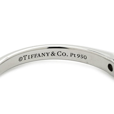 ティファニー Tiffany & Co ソリティア ダイヤリング プラチナシルバー Pt950 ダイヤモンド リング 指輪 T＆Co. 一粒 1P 立爪 0.19ct 11号
