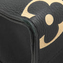 ルイヴィトン LOUIS VUITTON オンザゴー PM M45659 ブラック×ベージュ モノグラムアンプラント ハンドバッグ ゴールド金具 ショルダー欠品