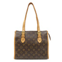 ルイヴィトン LOUIS VUITTON ポパンクール オ M40007 モノグラム モノグラムキャンバス ショルダーバッグ ゴールド金具 茶 肩掛け トートバッグ