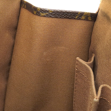ルイヴィトン LOUIS VUITTON ポパンクール オ M40007 モノグラム モノグラムキャンバス ショルダーバッグ ゴールド金具 茶 肩掛け トートバッグ