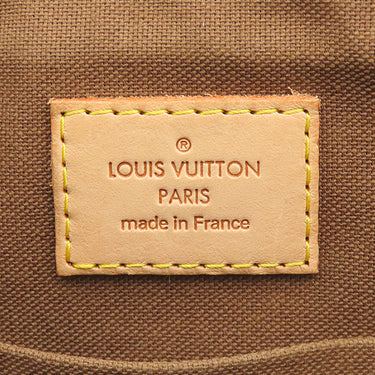ルイヴィトン LOUIS VUITTON ポパンクール オ M40007 モノグラム モノグラムキャンバス ショルダーバッグ ゴールド金具 茶 肩掛け トートバッグ