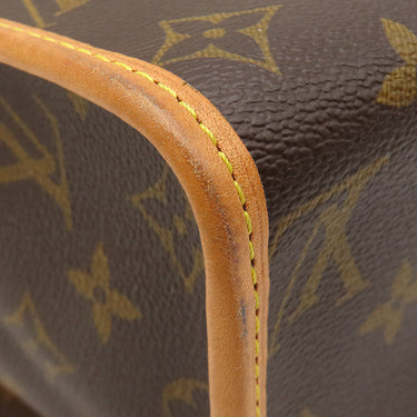 ルイヴィトン LOUIS VUITTON ポパンクール オ M40007 モノグラム モノグラムキャンバス ショルダーバッグ ゴールド金具 茶 肩掛け トートバッグ