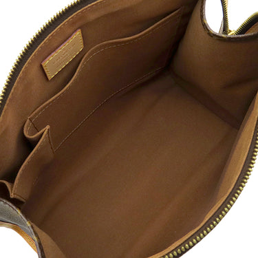 ルイヴィトン LOUIS VUITTON ポパンクール オ M40007 モノグラム モノグラムキャンバス ショルダーバッグ ゴールド金具 茶 肩掛け トートバッグ