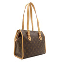 ルイヴィトン LOUIS VUITTON ポパンクール オ M40007 モノグラム モノグラムキャンバス ショルダーバッグ ゴールド金具 茶 肩掛け トートバッグ