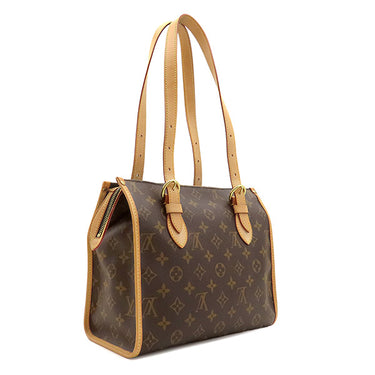 ルイヴィトン LOUIS VUITTON ポパンクール オ M40007 モノグラム モノグラムキャンバス ショルダーバッグ ゴールド金具 茶 肩掛け トートバッグ