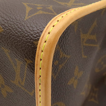 ルイヴィトン LOUIS VUITTON ポパンクール オ M40007 モノグラム モノグラムキャンバス ショルダーバッグ ゴールド金具 茶 肩掛け トートバッグ