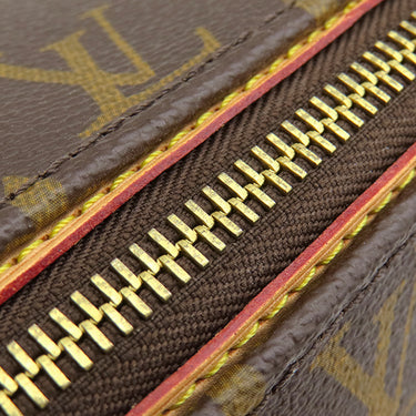 ルイヴィトン LOUIS VUITTON ポパンクール オ M40007 モノグラム モノグラムキャンバス ショルダーバッグ ゴールド金具 茶 肩掛け トートバッグ