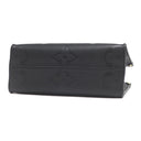 ルイヴィトン LOUIS VUITTON オンザゴー PM M45653 ノワール モノグラムアンプラント ハンドバッグ ゴールド金具 ショルダーストラップ欠品