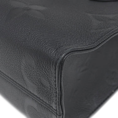 ルイヴィトン LOUIS VUITTON オンザゴー PM M45653 ノワール モノグラムアンプラント ハンドバッグ ゴールド金具 ショルダーストラップ欠品