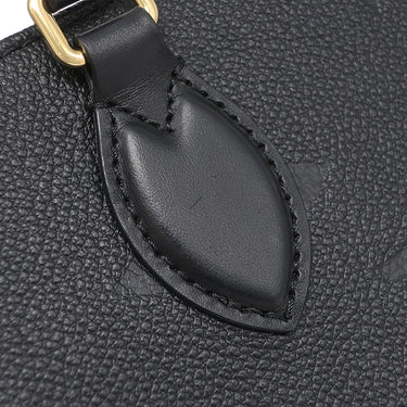 ルイヴィトン LOUIS VUITTON オンザゴー PM M45653 ノワール モノグラムアンプラント ハンドバッグ ゴールド金具 ショルダーストラップ欠品