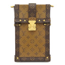 ルイヴィトン LOUIS VUITTON ポシェット トランク ヴェルティカル M67873 モノグラムリバース モノグラムキャンバス モノグラムリバースキャンバス ショルダーバッグ ゴールド金具