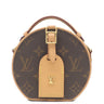 ルイヴィトン LOUIS VUITTON ミニ ボワット シャポー M44699 モノグラム モノグラムキャンバス 2WAYバッグ ゴールド金具 茶 ミニショルダー 丸型