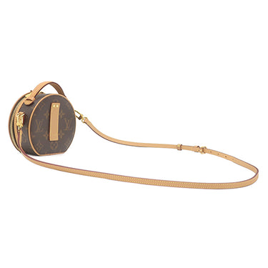 ルイヴィトン LOUIS VUITTON ミニ ボワット シャポー M44699 モノグラム モノグラムキャンバス 2WAYバッグ ゴールド金具 茶 ミニショルダー 丸型