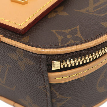 ルイヴィトン LOUIS VUITTON ミニ ボワット シャポー M44699 モノグラム モノグラムキャンバス 2WAYバッグ ゴールド金具 茶 ミニショルダー 丸型