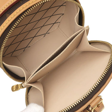 ルイヴィトン LOUIS VUITTON ミニ ボワット シャポー M44699 モノグラム モノグラムキャンバス 2WAYバッグ ゴールド金具 茶 ミニショルダー 丸型