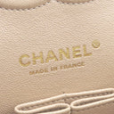 シャネル CHANEL マトラッセ 25 Wチェーン パールピンク レザー ショルダーバッグ ゴールド金具 メタリック ダブルフラップ