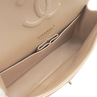 シャネル CHANEL マトラッセ 25 Wチェーン パールピンク レザー ショルダーバッグ ゴールド金具 メタリック ダブルフラップ
