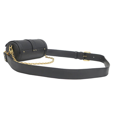 ルイヴィトン LOUIS VUITTON パピヨン トランクバッグ M58655 ノワール エピレザー ショルダーバッグ ゴールド金具 黒 チェーンショルダー