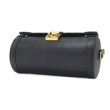 ルイヴィトン LOUIS VUITTON パピヨン トランクバッグ M58655 ノワール エピレザー ショルダーバッグ ゴールド金具 黒 チェーンショルダー