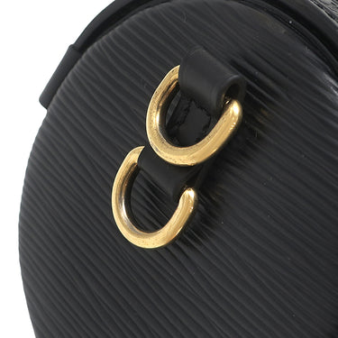 ルイヴィトン LOUIS VUITTON パピヨン トランクバッグ M58655 ノワール エピレザー ショルダーバッグ ゴールド金具 黒 チェーンショルダー