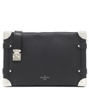 ルイヴィトン LOUIS VUITTON サイドトランク MM M25160 ブラック グレインカーフレザー 2WAYバッグ シルバー金具 斜め掛け ショルダー ハンドバッグ