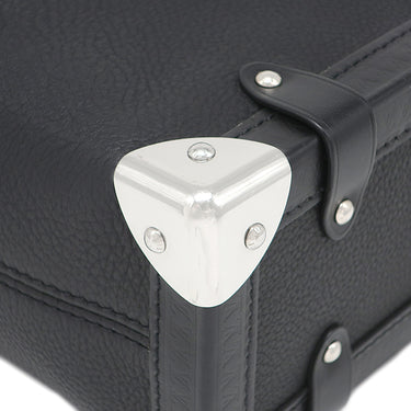 ルイヴィトン LOUIS VUITTON サイドトランク MM M25160 ブラック グレインカーフレザー 2WAYバッグ シルバー金具 斜め掛け ショルダー ハンドバッグ