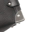 ルイヴィトン LOUIS VUITTON サイドトランク MM M25160 ブラック グレインカーフレザー 2WAYバッグ シルバー金具 斜め掛け ショルダー ハンドバッグ