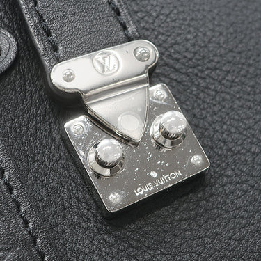 ルイヴィトン LOUIS VUITTON サイドトランク MM M25160 ブラック グレインカーフレザー 2WAYバッグ シルバー金具 斜め掛け ショルダー ハンドバッグ