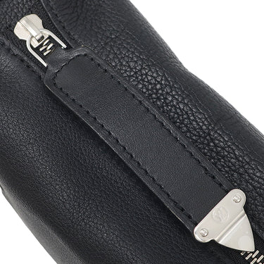 ルイヴィトン LOUIS VUITTON サイドトランク MM M25160 ブラック グレインカーフレザー 2WAYバッグ シルバー金具 斜め掛け ショルダー ハンドバッグ