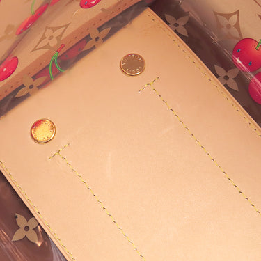 ルイヴィトン LOUIS VUITTON オンザゴー GM M14306 モノグラムチェリー PVC レザー トートバッグ ゴールド金具 LV×TM モノグラムチェリー 村上隆