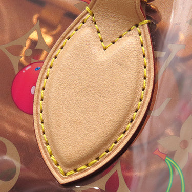 ルイヴィトン LOUIS VUITTON オンザゴー GM M14306 モノグラムチェリー PVC レザー トートバッグ ゴールド金具 LV×TM モノグラムチェリー 村上隆