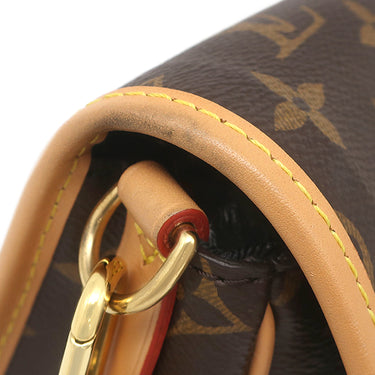 ルイヴィトン LOUIS VUITTON ディアヌ NM PM M45985 モノグラム×ノワール モノグラムキャンバス ショルダーバッグ ゴールド金具 ロングショルダーストラップ欠品