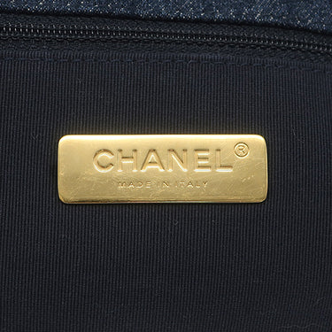 シャネル CHANEL CHANEL 19 AP0957 ブルー デニム ショルダーバッグ ゴールド金具 デニム チェーンショルダー