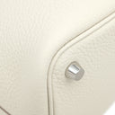 エルメス HERMES ピコタンロック PM クレ トリヨンクレマンス ハンドバッグ シルバー金具 新品 未使用 オフホワイト 2026年製