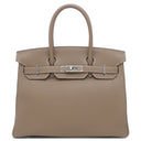 エルメス HERMES バーキン30 エトゥープ トゴ ハンドバッグ シルバー金具 グレージュ