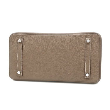 エルメス HERMES バーキン30 エトゥープ トゴ ハンドバッグ シルバー金具 グレージュ