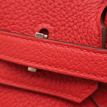 エルメス HERMES バーキン 25 ルージュラデュー トゴ ハンドバッグ シルバー金具 赤 2025年製