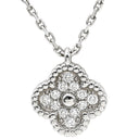 ヴァンクリーフアーペル Van Cleef & Arpels スウィート アルハンブラ ペンダント VCARO85900 ホワイトゴールド K18WG ダイヤモンド ネックレス 750 K18 ダイヤモンド ダイヤ 12石 VCA