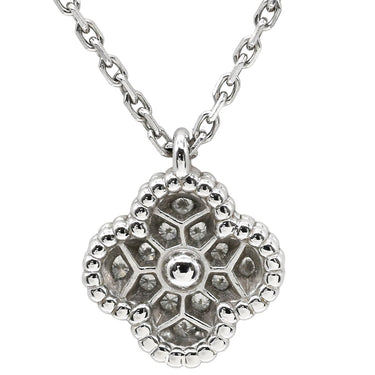 ヴァンクリーフアーペル Van Cleef & Arpels スウィート アルハンブラ ペンダント VCARO85900 ホワイトゴールド K18WG ダイヤモンド ネックレス 750 K18 ダイヤモンド ダイヤ 12石 VCA