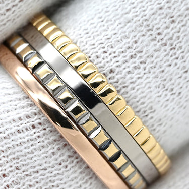 ブシュロン BOUCHERON キャトル クラシック スモール イエローゴールド×ピンクゴールド×ホワイトゴールド K18YG K18PG K18WG #T57 リング 指輪 18K 750 YG PG WG 16号