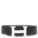 エルメス HERMES コンスタンスH #72 ブラック×ゴールド ボックスカーフ トゴ #72 ベルト シルバー金具 Hバックル リバーシブル