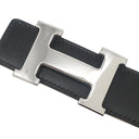 エルメス HERMES コンスタンスH #72 ブラック×ゴールド ボックスカーフ トゴ #72 ベルト シルバー金具 Hバックル リバーシブル