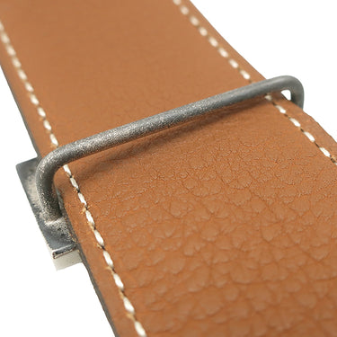 エルメス HERMES コンスタンスH #72 ブラック×ゴールド ボックスカーフ トゴ #72 ベルト シルバー金具 Hバックル リバーシブル