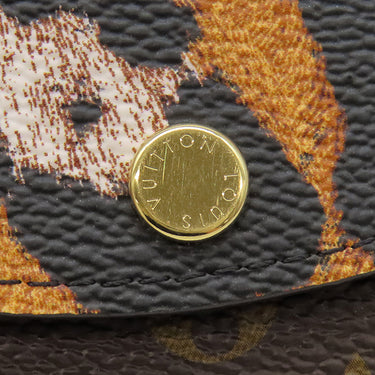 ルイヴィトン LOUIS VUITTON ポルトモネ ロザリ M13852 モノグラム モノグラムキャンバス コインケース ゴールド金具 小銭入れ アニマルモチーフ