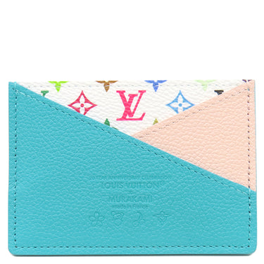 ルイヴィトン LOUIS VUITTON LV×TM ポルトカルト クリスクロス M14090 カビラブルー レザー モノグラムマルチカラー カードケース 新品 未使用 カード入れ