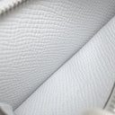エルメス HERMES ベアン コンビネ グリプラチナ ヴォーエプソン 三つ折り財布 シルバー金具 グレー 2024年製