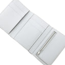 エルメス HERMES ベアン コンビネ グリプラチナ ヴォーエプソン 三つ折り財布 シルバー金具 グレー 2024年製