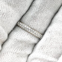 カルティエ Cartier トリニティ SM セミパヴェ ダイヤ ホワイトゴールド×イエローゴールド×ピンクゴールド K18WG K18YG K18PG ダイヤモンド #52(JP12) リング 指輪 3カラー 3連 18K 750 12.5号